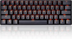 Perixx PX-4300 60% Mechanical Keyboard - Wired or Wireless Multi-Device - Customizable RGB Backlighting - TKL 11.42x3.94x1.06 Inches - Gateron Brown Switches - US English (PX4300-GBRUS-11911)