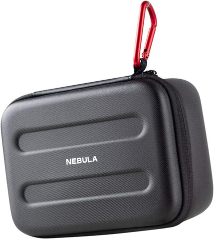 Nebula Apollo Official Travel Case, by Anker, Vegan Leather, Soft Ethylene-Vinyl Acetate Material, Splash-Resistance, Premium Protection Projector Travel Case