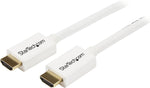 StarTech.com 3m / 10 ft CL3 Rated HDMI Cable w/ Ethernet - In Wall Rated Ultra HD HDMI Cable - 4K 30Hz UHD High Speed HDMI Cable - 10.2 Gbps - HDMI 1.4 Video/Display Cable - 30AWG, White (HD3MM3MW)