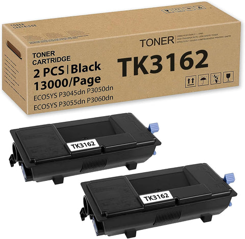 Jmomy TK3162 TK-3162 1T02T90US0 Compatible Replacement for TK3162 TK 3162 Toner Cartridge for Kyocera ECOSYS P3045dn P3050dn P3055dn P3060dn(13,000 Pages, 2 Pack)