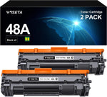 48A CF248A M15w Toner - Compatible Toner Cartridge Replacement for HP 48A CF248A Compatible with Laserjet Pro M15w Toner Laserjet Pro M29w M30w M31w MFP M28w M28a M29a M15a M16w Printer (2 Black)