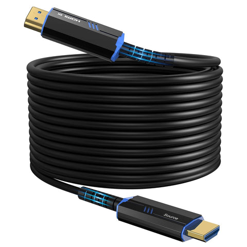 8K Long HDMI Fiber Optic Cable 33Feet/10m, 8K@60hz, 4K@120hz, HDMI 2.1 Cable 33FT, 48Gbps Ultra High Speed, Support HDR, eARC, Compatible for PC, HDTV, playstation4, PS5, Xbox Series X, RTX4090/4080