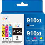 st@r ink Compatible Ink Cartridges Replacement for HP 910XL 910 hp910xl Work for OfficeJet Pro 8025 8035 8020 8022 8028 8030 8010 Printer, 4-Pack