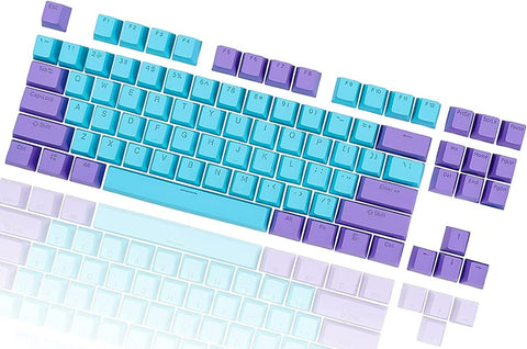 PBT Keycaps Tkl Mechanical Keyboard Backlit Keycap Set 60 Percent 87-Key OEM Profile for 60% TKL US Layouts MX Switches (Shen2-87)