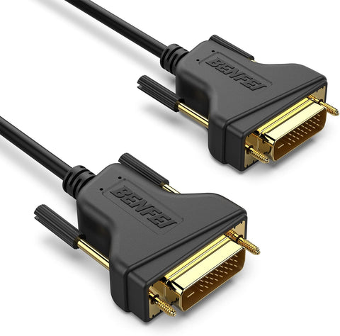 BENFEI DVI to DVI Cable, DVI-D to DVI-D Dual Link 15 Feet Cable