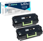 LCL Compatible Toner Cartridge Replacement for Lexmark 24B6015 35000 Pages M5155 M5163 M5170 XM5163 XM5170 (Black 2-Pack)