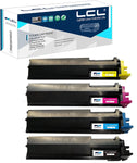 LCL Compatible Toner Cartridge Replacement for Ricoh SP C361 C360 C360DNW C360SFNW 408176 408177 408178 408179 408180 408181 408182 408183 High Yield (4-Pack Black Cyan Yellow Magenta)