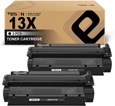 TESEN Compatible Toner Cartridge Replacement for HP 13X Q2613X (2-Pack, High-Yield) work with HP LaserJet 1150 1150n 1150dn 1150dtn 1150hdn 1300 1300n 1300xi 1200 1220 3300 3310 3320 3330 3380 Printer