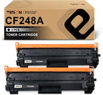 TESEN Compatible CF248A Toner Cartridge Replacement for HP CF248A Black Toner for use in HP Laserjet Pro M15w M15a M16w M16a MFP M29w M29a M28w M28a Printer (2 Packs, with New Chip)