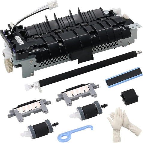 CE525-67901 Deluxe Maintenance Kit Compatible with HP Laserjet Enterprise P3010/P3015/P3016,110V Fuser Maintenance Kit Includes RM1-6274 Fuser, Transfer Roller & Tray 1/2 / 3 Rollers,110V Fuser Unit