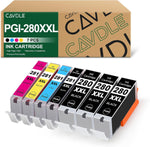 CAVDLE PGI280XXL Compatible Ink Cartridges Replacement for Canon 280 281 XXL Ink Cartridge Works with Canon PIXMA TR8520 TR8620 TS6220 TS6320 TR7520 TS6120 TS9120 TS8120 Color Set - 7 Packs