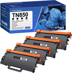 TN850 Toner Cartridges Compatible for Brother TN850 TN 850 TN820 TN-820 for HL-L6200DW HL-L5200DW MFC-L5700DW MFC-L5800DW MFC-L5900DW HL-L5100DN MFC-L6700DW (Black, 4 Pack)