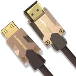 Monster M-Series Certified Premium HDMI Cable 2.0, Features 4K Ultra HD at 60Hz Refresh Rate, Duraflex Jacket, and Triple Layer Shielding, 25 Gbps - 9.8 ft