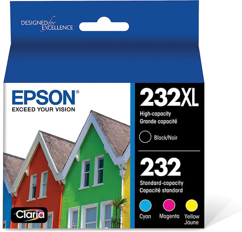 Epson T232 Standard-Capacity Color and High-Capacity Black Multi-Pack