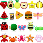 21 Pieces Cute Animal Cable Protector Charging Cable Protectors for USB Cable Fish Fruit Charging Cable Saver for Cellphone and Tablet Data Lines