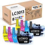 TESEN Compatible LC3013 Ink Cartridge Replacement for Brother 3013 LC 3013 LC3011Use with Brother MFC-J491DW MFC-J497DW MFC-J690DW MFC-J895DW Series Printer (8 Pack, 2Black 2Cyan 2Magenta 2Yellow)