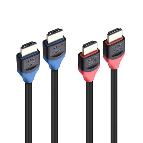 [Ultra High Speed HDMI Certified] Cable Matters 2-Pack 48Gbps 8K HDMI Cable 9.8 ft / 3m with 8K@120Hz, 4K@240Hz and HDR Support for PS5, Xbox Series X/S, RTX3080/3090, RX 6800/6900, Apple TV, and More