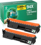 GREENSKY Compatible Toner Cartridge Replacement for HP 94A Toner Cartridge Black CF294X 94X CF294A for HP Laserjet Pro MFP M148dw MFP M148fdw M118dw M118 M148 M149 Laser Printer Ink (Black, 2 Pack)