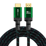 4K HDMI 2.0 Cable 25 ft. by RitzGear. 18 Gbps Ultra High Speed Braided Nylon Cord & Gold Connectors - 4K@60Hz/UHD/3D/2160p/1080p/ARC & Ethernet. Compatible with UHD TV/Monitor/PC/PS5/Xbox