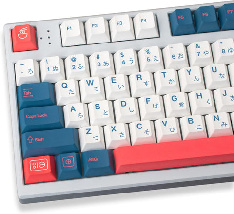 Gliging 140 Key Japanese Bento Root Cherry Profile Dye Sub Keycaps for Mechanical Keyboard GH60 XD64 GK64 Tada68 Poker 60 XD60