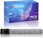 CULater ACV1130 Compatible Toner Cartridge Replacement for TN-626 TN626 TN626K Black Toner for Konica Minolta Bizhub C450i C550i C650i Printers High Yield (Black, 1 Pack)