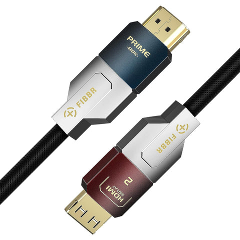 GeoHN.G 8K HDMI 2.1 Cable 1.5M/4.92ft, 48Gbps Fiber Optical Cable, 8K@60Hz 4K@120Hz, HDR10+, eARC, 3D, HDCP 2.2/2.3, Compatible with Monitor DVD TV Game Console Laptop