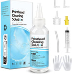 Printhead Cleaning Kit Inkjet Printer, Printer Cleaning Kit for Epson Ecotank Printer, Printer Cleaner Kit for HP Printhead, Inkjet Printer Head Cleaning Solution for Brother Print Head Liquid Nozzles