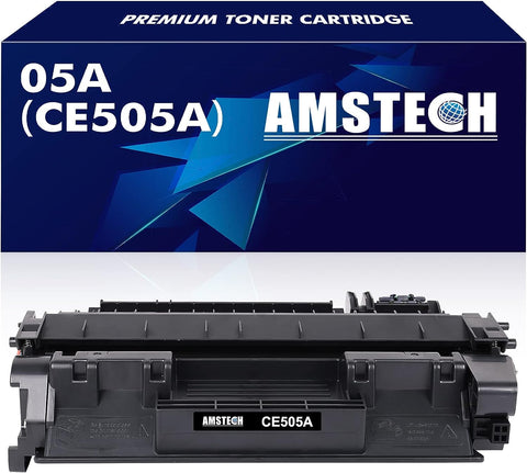 CE505A 05A Black Toner Cartridge 1 Pack Compatible Replacement for HP 05A CE505A Toner Cartridge for P2035 P2035N P2055DN 2055DN 2035N P2030 P2050 P2055D P2055X Printer