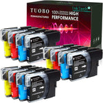 Tuobo Compatible Ink Cartridge Replacement for Brother lc61 Ink cartridges LC61 LC-61 LC65 XL to use with MFC-J615W MFC-5895CW MFC-290C MFC-5490CN MFC-790CW MFC-J630W Printer (3 Sets)