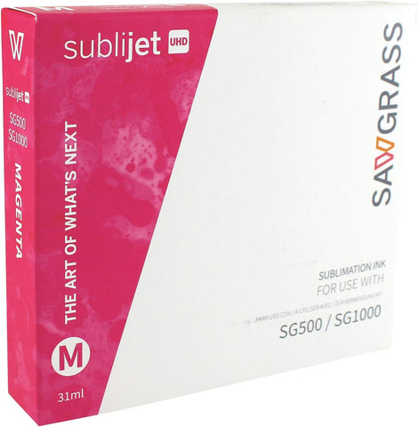 Sawgrass SubliJet UHD Sublimation Ink for Sawgrass SG500 & SG1000 - Magenta - Regular Capacity Cartridge (31ml)