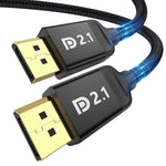 Silkland DisplayPort 2.1 Cable 6FT, DP 2.0 Cable [16K@60Hz,8K@120Hz, 4K@240Hz, 2K@360Hz] 80Gbps HDR, HDCP DSC 1.2a, Compatible FreeSync G-Sync Gaming Monitor 4090 3090Ti 7900XTX