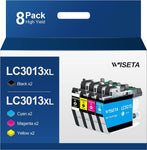 LC3013 8PKS High Capacity Compatible Ink Cartridge Replacement for Brother LC3013 LC-3013 LC3011 Work with MFC-J491DW MFC-J497DW MFC-J690DW MFC-J895DW Printer (2 Black, 2 Cyan, 2 Magenta, 2 Yellow)