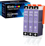 E-Z Ink (TM Compatible Ink Cartridge Replacement for Canon CLI-281XXL CLI 281 XXL to use with PIXMA TS8320 TS8220 TS8120 TS9120?Photo Blue?3 Pack?