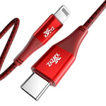 XYYZYZ USB C to Lightning Cable 10FT ?Apple MFi Certified? iPhone Fast Charger Long Type C to Lightning Cord Compatible with iPhone 12 Pro/12/11 Pro/11/XR/XS/AirPods Pro/iPad Pro/iPad Air/iPad Red