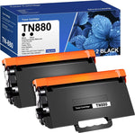 TN880 TN-880 TN880 Toner Replacement for Brother TN880 TN-880 TN 880 to Use with MFC-L6700DW MFC-L6800DW HL-L6200DW L6200DWT L6250DW (2 Black)