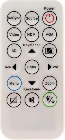 INTECHING BR-3079N Projector Remote Control for Optoma EH400+, H183X, S321, S341, S342e, S343, W330, W331, W334, W335, W341, W355, W400+, WU334, WU335, WU336, WU337, X340, X341, X343, X343e, X400+