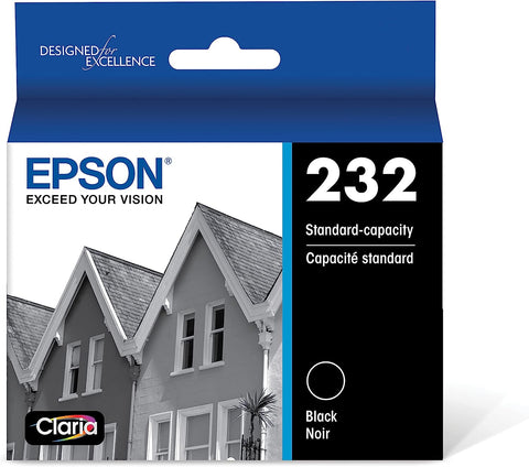 Epson T232 Black Ink Cartridge, Standard Capacity