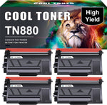 Cool Toner Compatible Toner Cartridge Replacement for Brother TN880 TN-880 TN 880 HL-L6200DW MFC-L6700DW MFC-L6800DW HL-L6200DWT HL-L6300DW MFC-L6900DW Super High Yield Printer Black Ink 4Pack