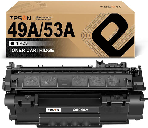 TESEN 49A Q5949A Compatible Toner Cartridge Replacement for HP 49A Q5949A for HP 1320 1320n P2015 P2015n P2015dn 3390 3392 1160 P2014 M2727nf Printer 1 Pack