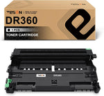 TESEN DR360 Compatible Drum Replacement for Brother DR360 (1-Pack, Not Toner) Work with Brother HL-2120 2140 2150 2170, DCP-7030 7040 7045, MFC-7320 7340 7345 7440 7445 7450 7840 Series