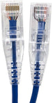 Micro Connectors 100ft Cat6A Ultra Slim Patch Cable (Blue, E09-100BL-SLIM)