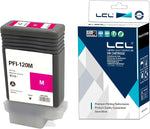 LCL Compatible Ink Cartridge Pigment Replacement for Canon PFI120 PFI-120 PFI120M PFI-120M 130ML imagePROGRAF IPF TM-200 IPF TM-205 IPF TM-300 IPF TM-305 (1-Pack Magenta)