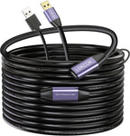 LDKCOK USB 2.0 Type A Male to A Female Active Repeater Extension Cable 60ft, High Speed 480 Mbps