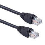 PHILIPS Ethernet Cable 14 ft. (4.2m) Cat5e Cat5 RJ45, Up to 100Mbps, for Router, Modem, Black, SWN7112A/27