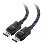 Cable Matters [VESA Certified] 6 ft Braided DisplayPort Cable 1.4, Support 8K 60Hz, 4K 144Hz (DisplayPort 1.4 Cable) with FreeSync, G-SYNC and HDR for Gaming Monitor, PC, RTX 3080/3090, RX 6800/6900