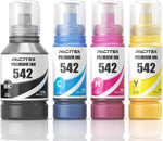 PACITEK 542 Pigment Ink Refill Ink Bottle Replacement for T542 Use with EcoTank ET-5800,ET-5850,ET-5880,ET-16600,ET-16650,ST-C8000 Printer