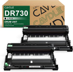 CAVDLE DR-730 Compatible Drum Unit Replacement for Brother DR730 Work with HL-L2325DW HL-L2350DW HL-L2390DW HL-L2370DW DCP-L2550DW MFC-L2690DW MFC-L2710DW MFC-L2717DW MFC-L2750DW Printers 2-Pack