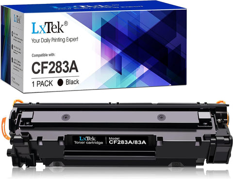 LxTek Compatible Toner Cartridge Replacement for HP 83a cf283a to Compatible with Laserjet Pro MFP M125nw M201dw M225dw M201n M125a M127fw M127fn(1 Black, High Yield)