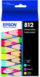 EPSON T812 DURABrite Ultra -Ink Standard Capacity Black & Color -Cartridge Combo Pack (T812120-BCS) for Select Epson Workforce Pro Printers