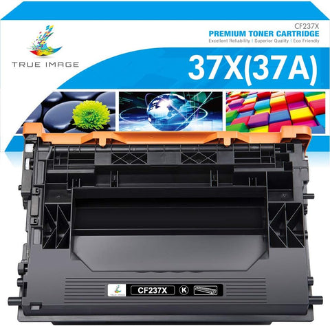 TRUE IMAGE Compatible Toner Cartridge Replacement for HP 37X CF237X 37A CF237A Enterprise M607 M608 M607n M607dn M608n M608dn M608x M609 MFP M631 M632 M633 Printer (Black, 1-Pack)